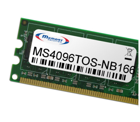 Memorysolution Memory Solution MS4096TOS-NB166 - 4 GB - Green