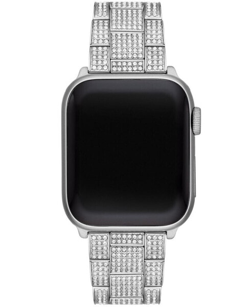 Часы Michael Kors Pave Silver Tone Apple Watch Band