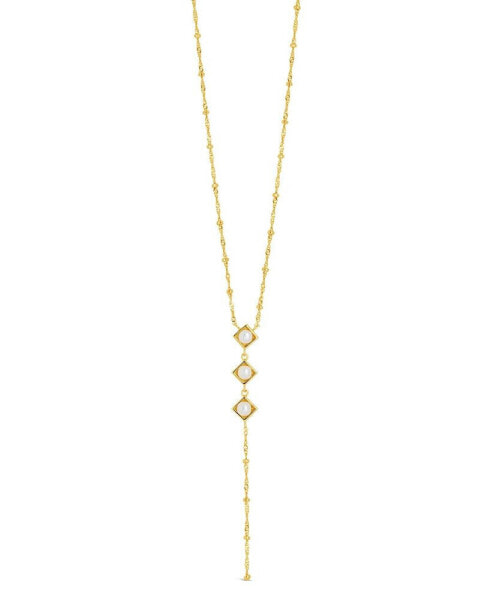 Подвеска Sterling Forever с жемчугом Reine Lariat