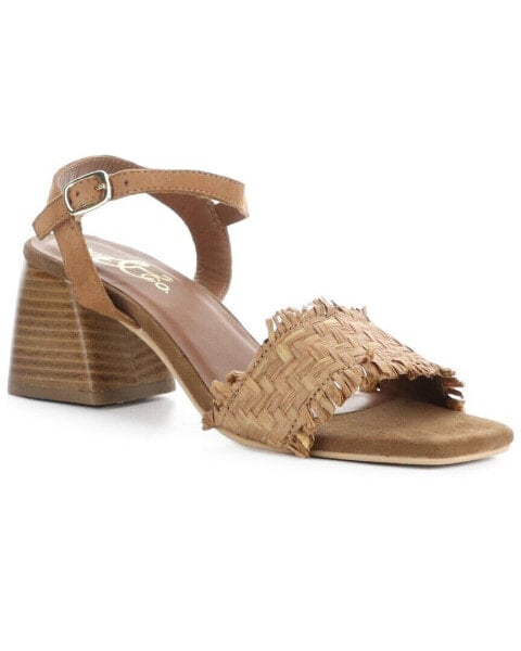 Bos. & Co. Gera Raffia & Suede Sandal Women's 36