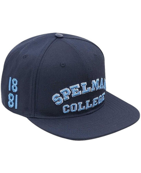 Men's Navy Spelman College Jaguars Evergreen Spelman College Snapback Hat