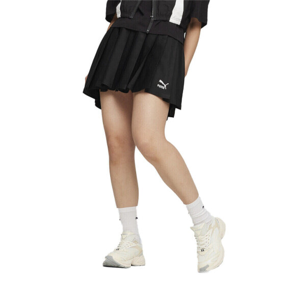 Puma Classics Pleated Skirt Womens Black Casual 62423701
