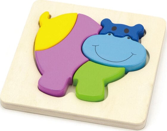 Viga Pierwsze puzzle maluszka - hipopotam (box) 59932