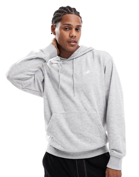 New Balance Sport essentials french terry hoodie in grey