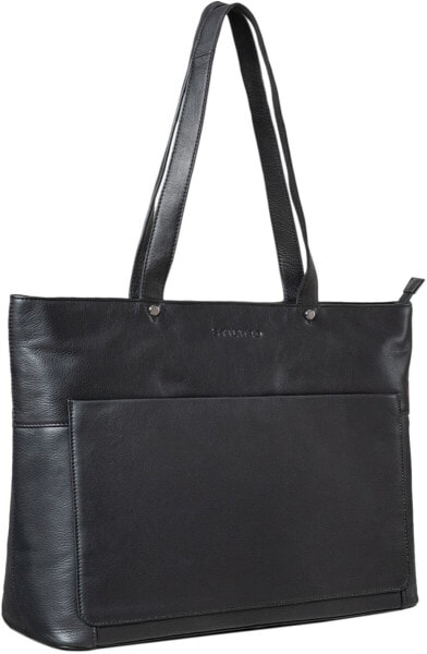 STILORD 'Astrid' Shopper Handbag Leather Women's Shoulder Bag Vintage Leather Bag with Laptop Compartment Elegant Business Bag Briefcase for Women Genuine Leather