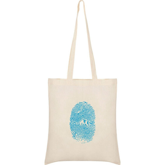 KRUSKIS Mountain Fingerprint Tote Bag