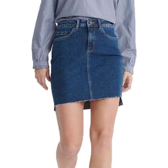 SUPERDRY Denim Mini Skirt