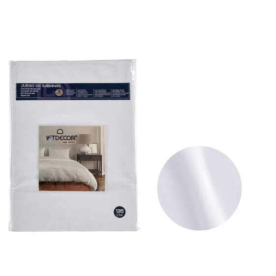 Bedding set White Double 3 Pieces