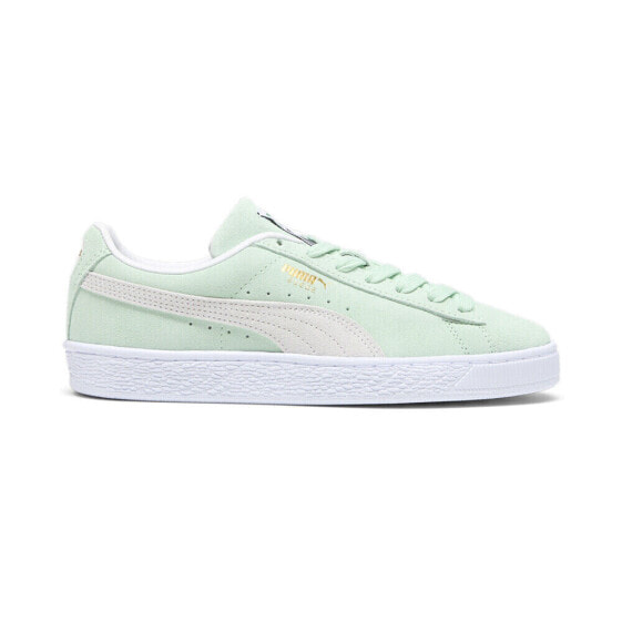 Puma Suede Classic Xxi Lace Up Womens Green Sneakers Casual Shoes 39827303