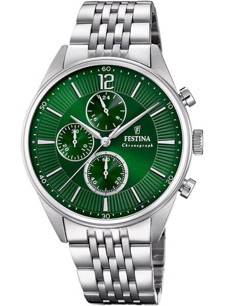 Festina F20285/8 Timeless Chronograph Mens Watch 41mm 5ATM