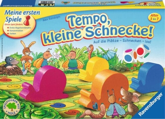 Развлекательная настольная игра Ravensburger Tempo, kleine Schnecke!