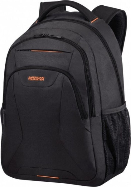 Рюкзак для ноутбука черный текстильный Plecak American Tourister At Work 17.3" czarno-pomaraczowy (33G-39-003)