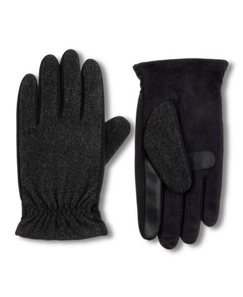 Isotoner Men's Lined Casual Touchscreen Gloves