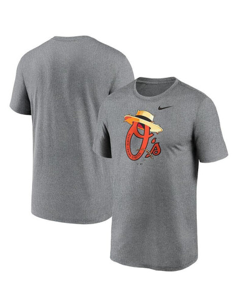 Men's Gray Baltimore Orioles 7th Inning Hat Hometown Legend Performance T-shirt