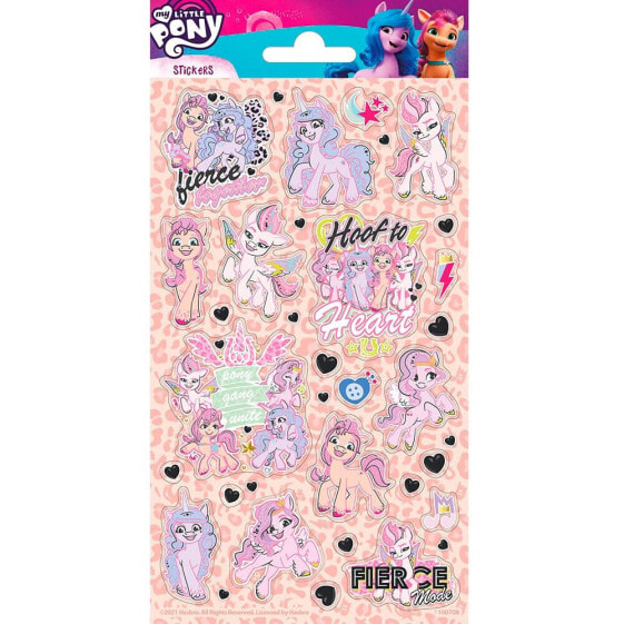 FUNNY PRODUCTS My Little Pony Sticker Pack With Glitter