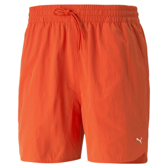 Puma Track Meet Shorts Mens Orange Casual Athletic Bottoms 53802320