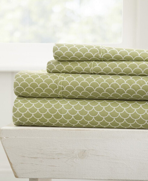 The Farmhouse Chic Premium Ultra Soft Pattern 3 Piece Sheet Set by Home Collection - Twin