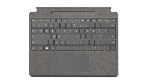 Microsoft Surface Pro Signature Keyboard - AZERTY - Belgian - Touchpad - Microsoft - Surface Pro 8 Surface Pro X - Platinum