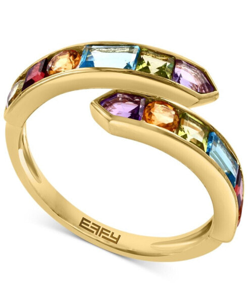 EFFY® Multi-Gemstone Bypass Ring (2-1/2 ct. t.w.) in 14k Gold