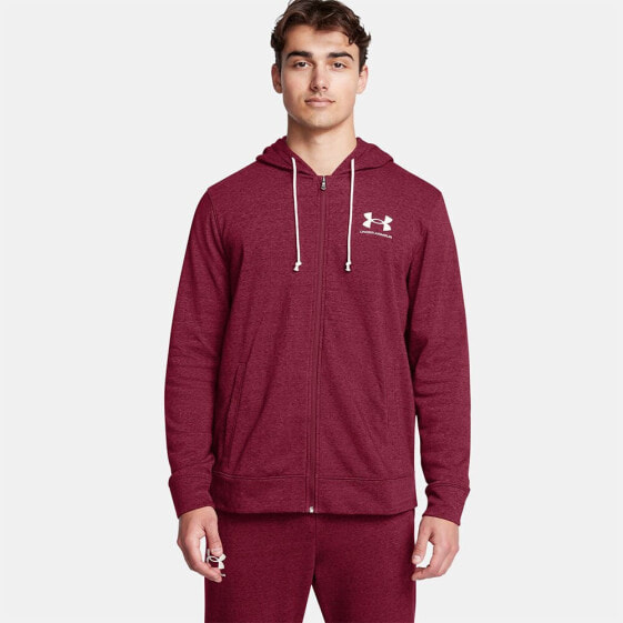 UNDER ARMOUR Rival Terry Left Chest full zip sweatshirt