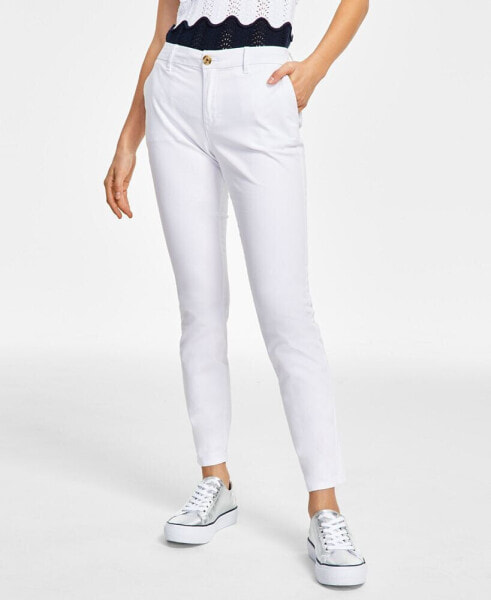 Women's TH Flex Hampton Cuffed Chino Straight-Leg Pants, Created for Macy's