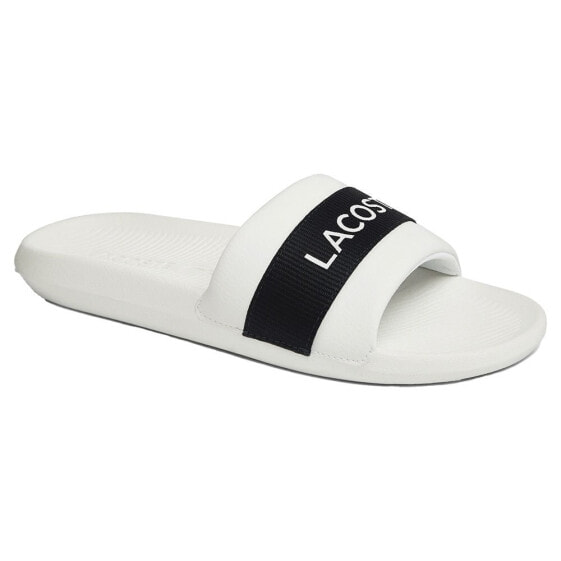 Шлепанцы Lacoste Croco Textile Flip Flops