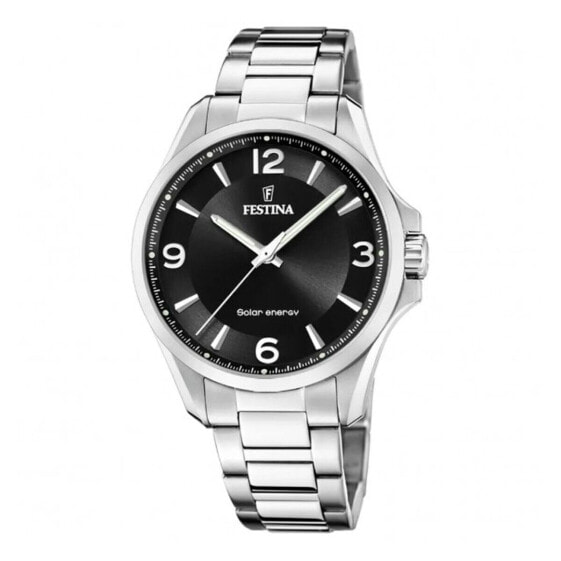 Мужские часы Festina F20656/4 Чёрный Серебристый