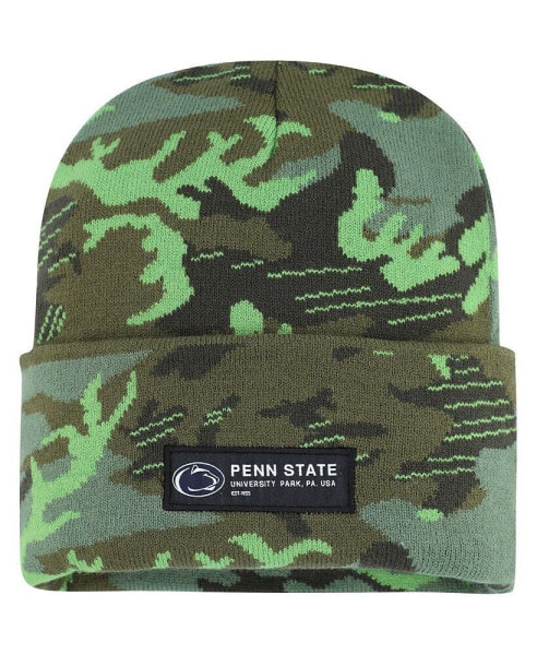 Men's Camo Penn State Nittany Lions Veterans Day Cuffed Knit Hat