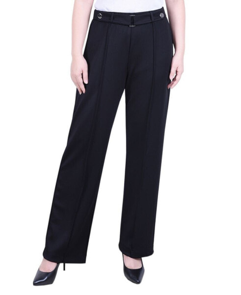 Petite Full Length Scuba Crepe Pants