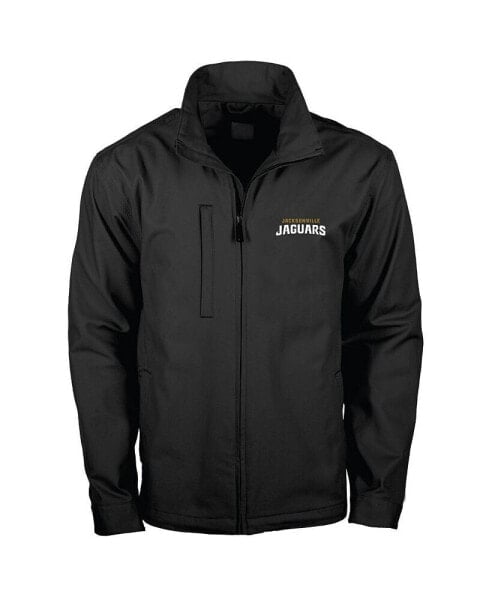 Men's Black Jacksonville Jaguars Journey Workwear Tri-Blend Full-Zip Jacket