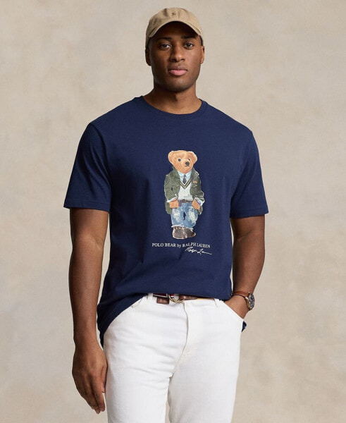 Men's Big & Tall Polo Bear Jersey T-Shirt