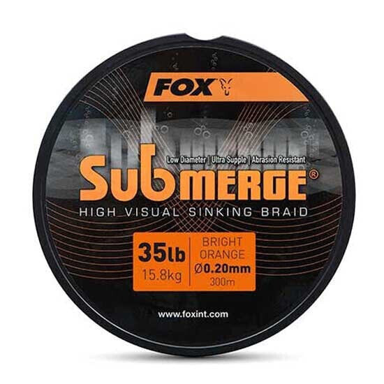 Леска плетеная FOX INTERNATIONAL Submerge Orange Sinking 300 м