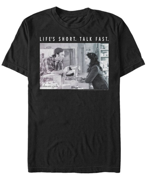 Men's Gilmore Girls TV Diner Photobox Short Sleeve T-shirt