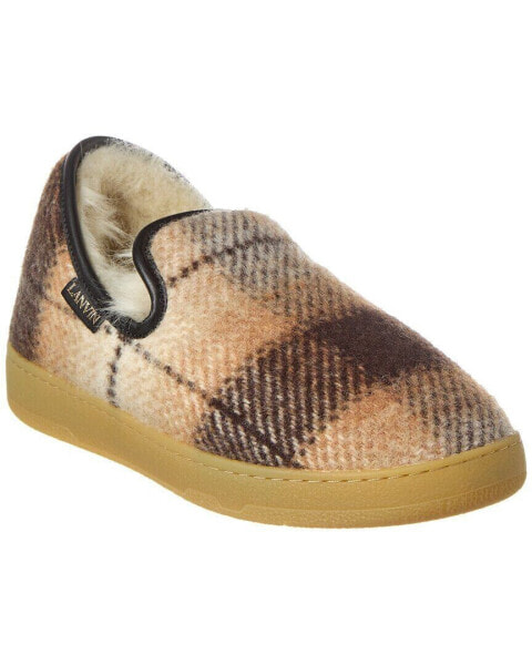 Lanvin Cosy Wool Slipper Men's