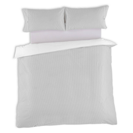 Комплект чехлов для одеяла Alexandra House Living Greta Жемчужно-серый 180 кровать 3 Предметы