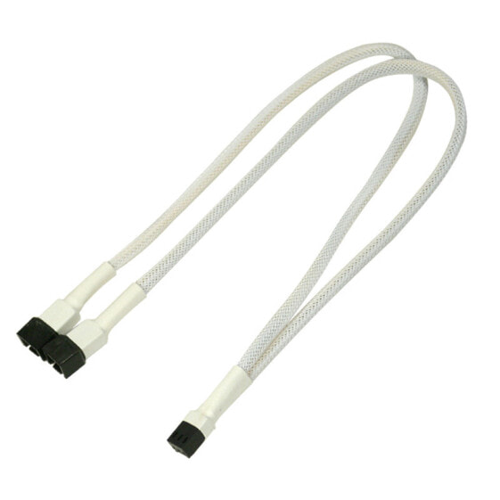 Nanoxia NX3PY30W - 0.3 m - Molex (3-pin) - 2 x Molex (3-pin) - Male - Female - Straight