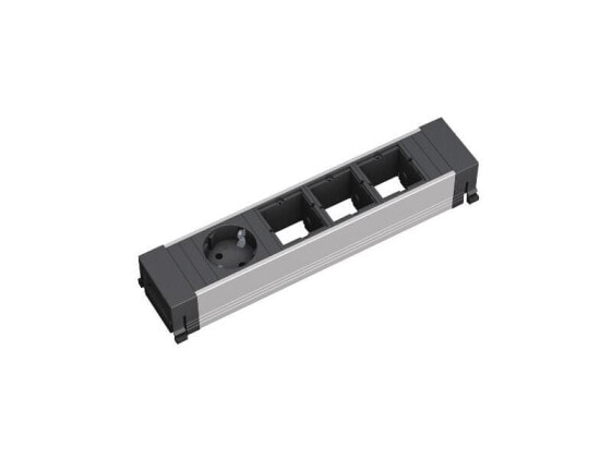 Удлинитель BACHMANN 909.002 - 1 AC outlet(s) - Black - Silver