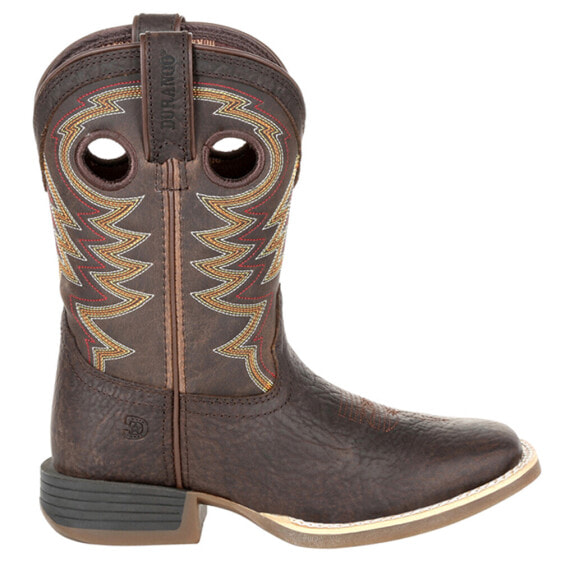 Durango Lil' Rebel Pro Cowboy Square Toe Toddler Boys Brown Casual Boots DBT021