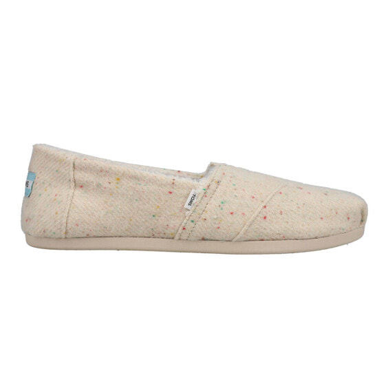 TOMS Alpargata Speckled Slip On Womens Beige Flats Casual 10018882T