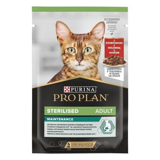 Влажный корм для кошек Purina Pro Plan Sterilised Курица Телятина 10 x 85 г