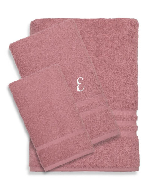 Textiles Turkish Cotton Personalized Denzi Towel Set, 3 Piece