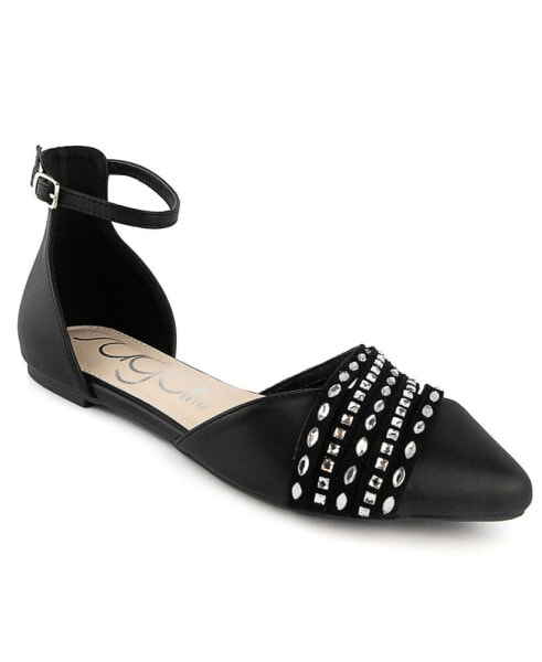 Women's Panto Embellished Flats