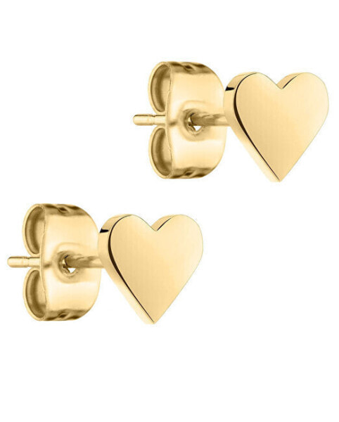 Romantic gold plated earrings TJ-0035-E-06