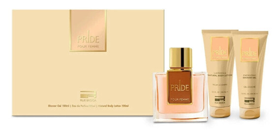 Pride Femme - EDP 100 ml + sprchový gel 100 ml + tělové mléko 100 ml