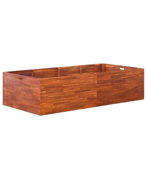 Garden Raised Bed Acacia Wood 78.7"x39.4"x19.7"