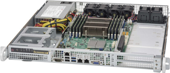 Supermicro CSE-515-350 - Rack - Server - Silver - 1U - Fan fail - HDD - LAN - Power - System - Platinum Level Certified USA - UL listed - FCC Canada - CUL listed Germany - TUV Certified...