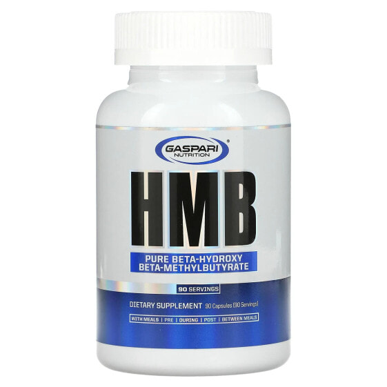 Gaspari Nutrition, HMB (гидроксиметилбутират), 90 капсул