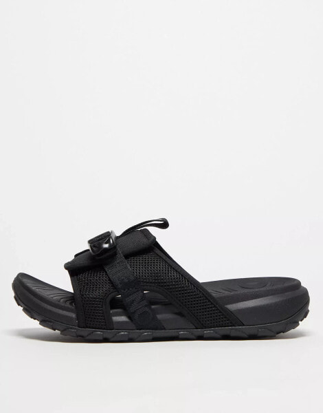 The North Face Explore Camp chunky slider in black