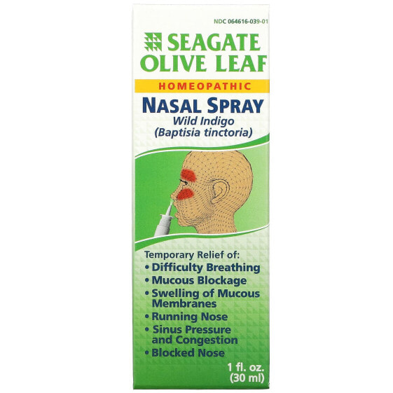 Olive Leaf Nasal Spray, 1 fl oz (30 ml)