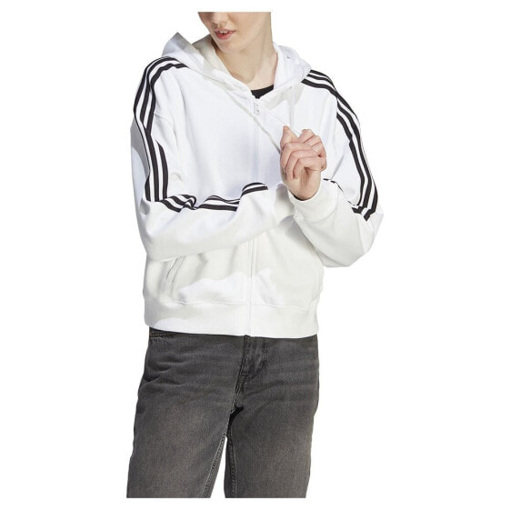 ADIDAS Essentials 3 Stripes French Terry Bomber full zip sweatshirt